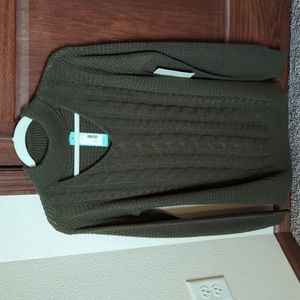 NWT RD Style cable knit choker pullover